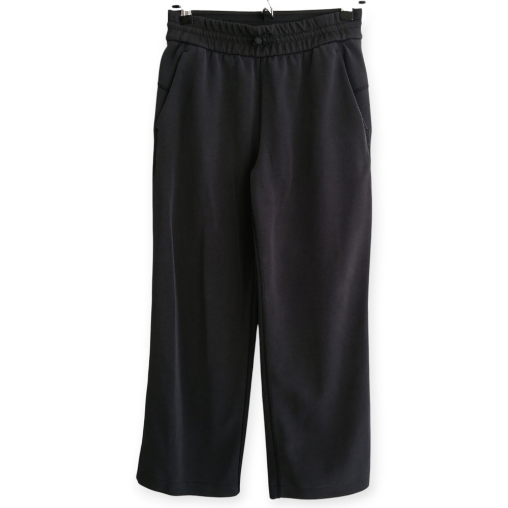 2024 Lululemon Softstreme Pants High-Rise Straight Leg Crop in Black Size 4